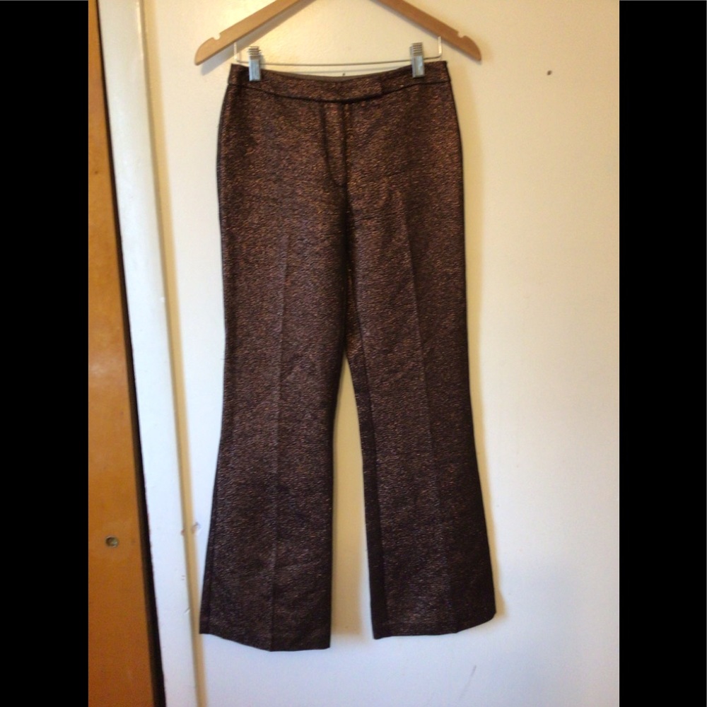 Maxazaria Collection dressy pants Sz 0 metallic